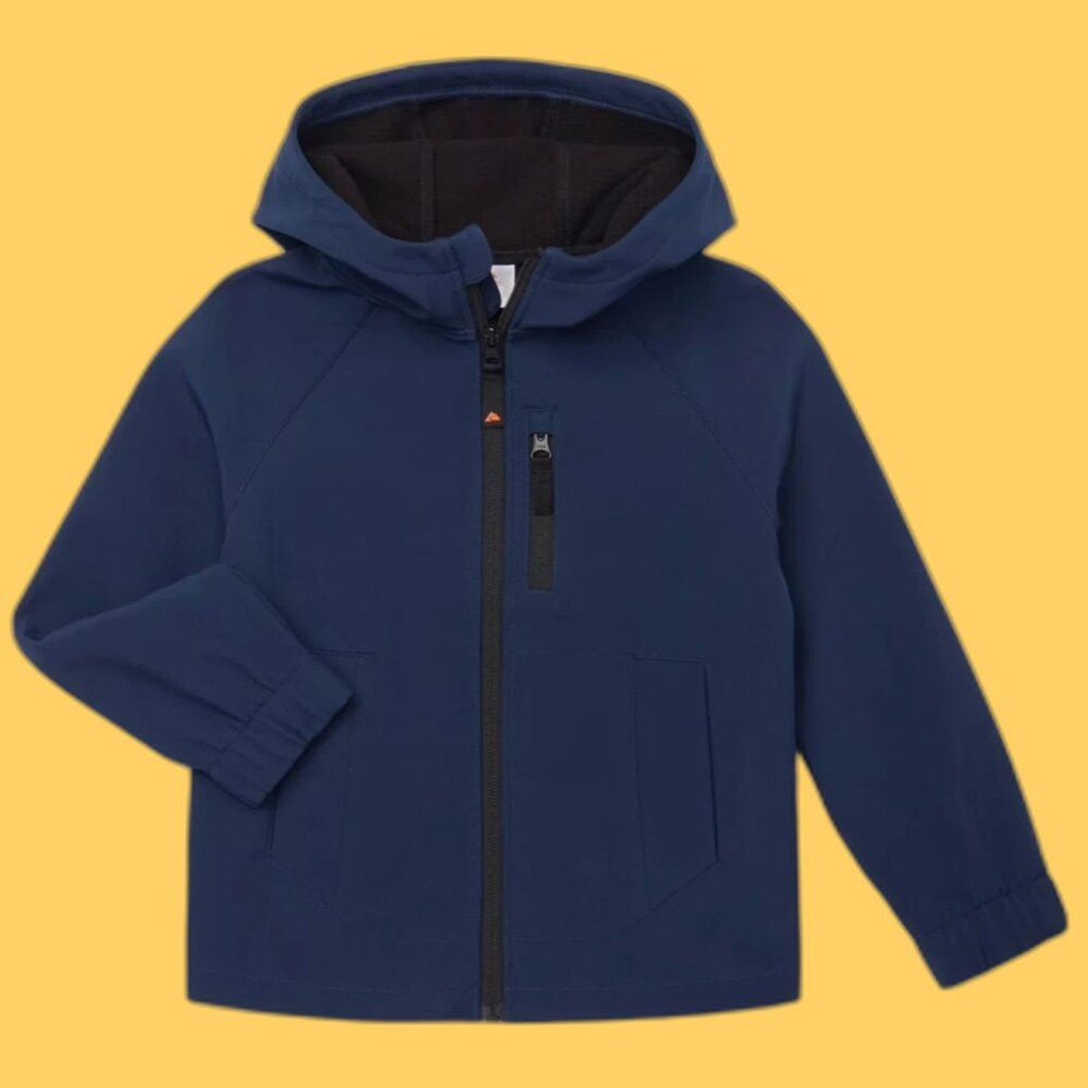 Ozark Trail Boys Water Resistant Softshell Hooded Jacket Navy NWT XXL 18